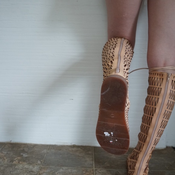 Jeffrey Campbell Atlas lace up gladiator sandal 7 - Picture 7 of 8